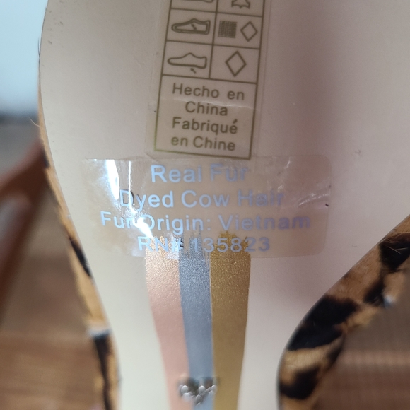 NWT Sam Edelman Leopard Print Heels - Picture 6 of 8